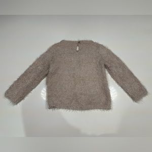 Girls soft unique blush pink sweater